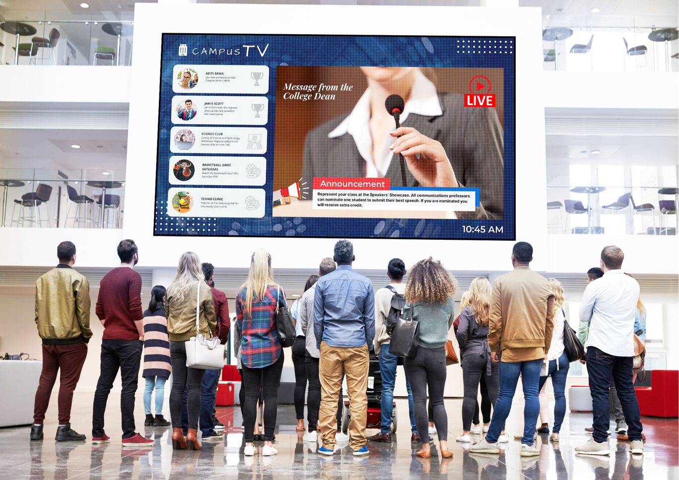 Top 3 Ideas to Utilize Digital Signage for Colleges Effectively